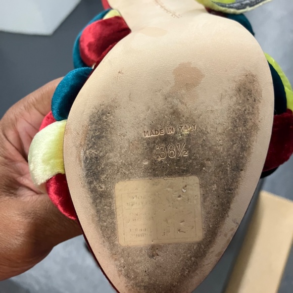 Marco De Vincenzo Braided Multicolor Heels - Picture 6 of 6